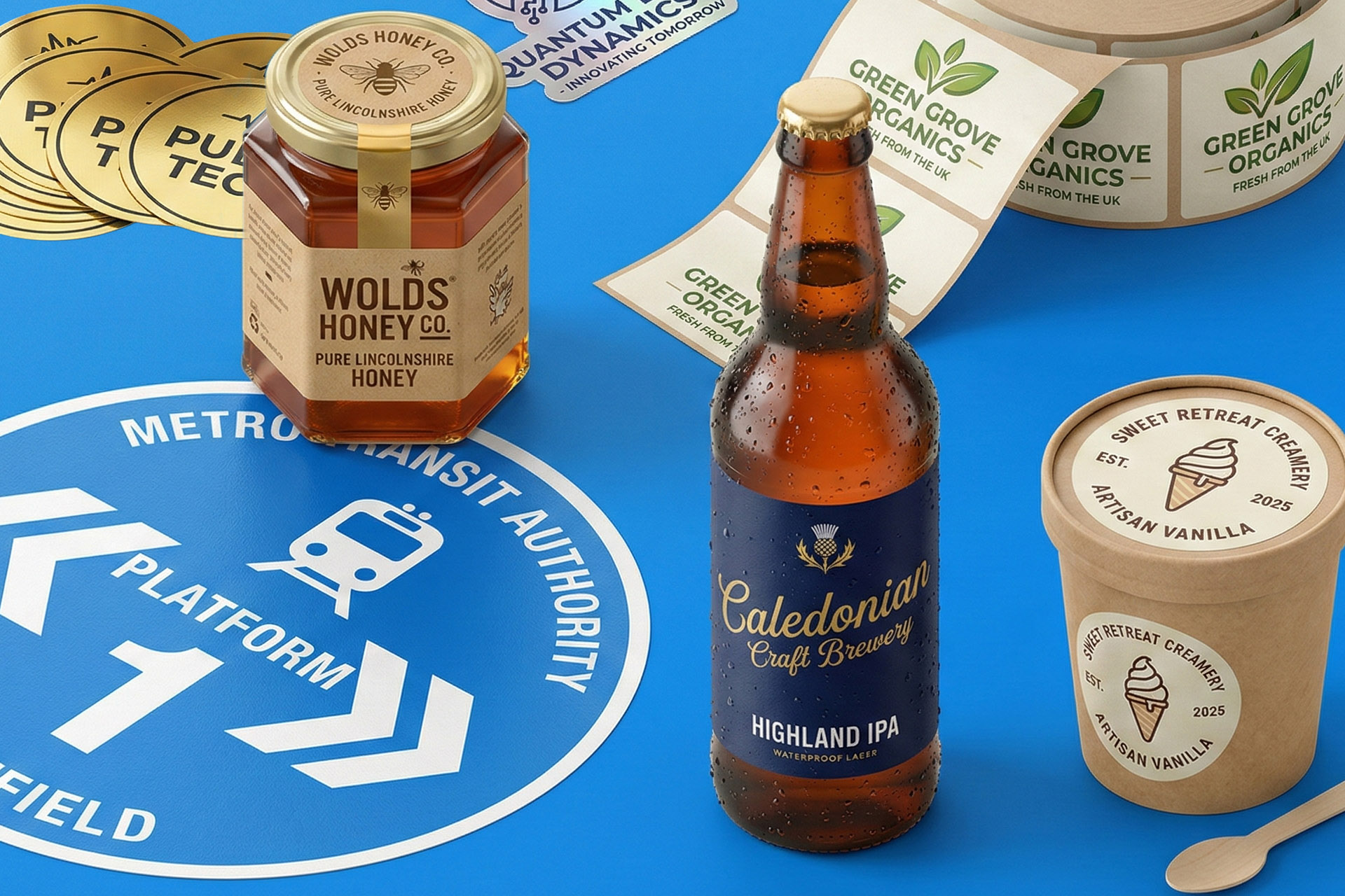 NEPS Stickers and Packaging